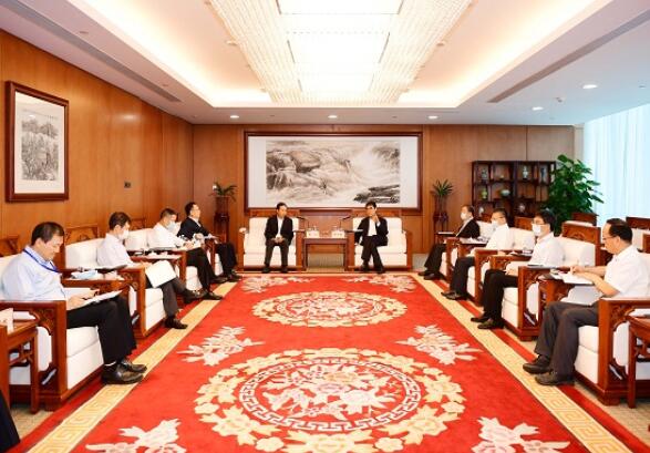 華能集團有限公司黨組書記、董事長舒印彪會見國開行董事長趙歡
