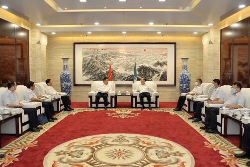 辛保安會見中國西電集團董事長白忠泉、總經(jīng)理裴振江