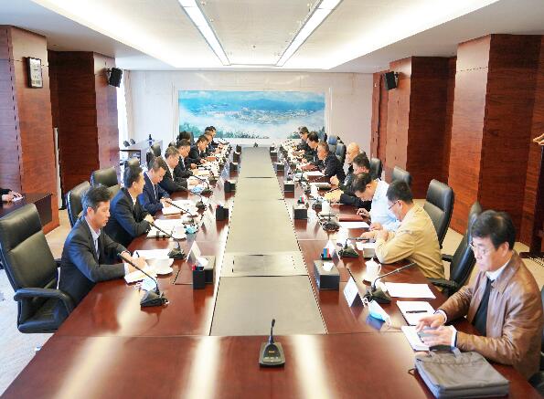 中國能建黨委書記、董事長宋海良拜會三峽集團董事長雷鳴山