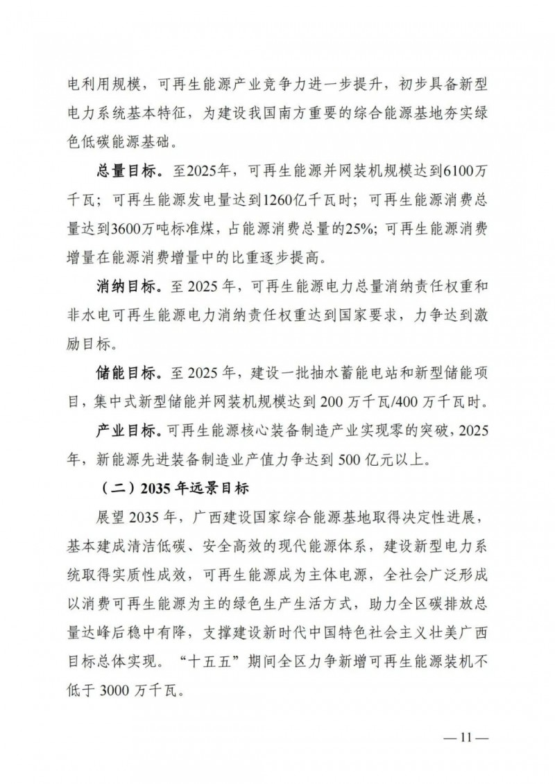 廣西“十四五”規(guī)劃：大力發(fā)展光伏發(fā)電，到2025年新增光伏裝機15GW！