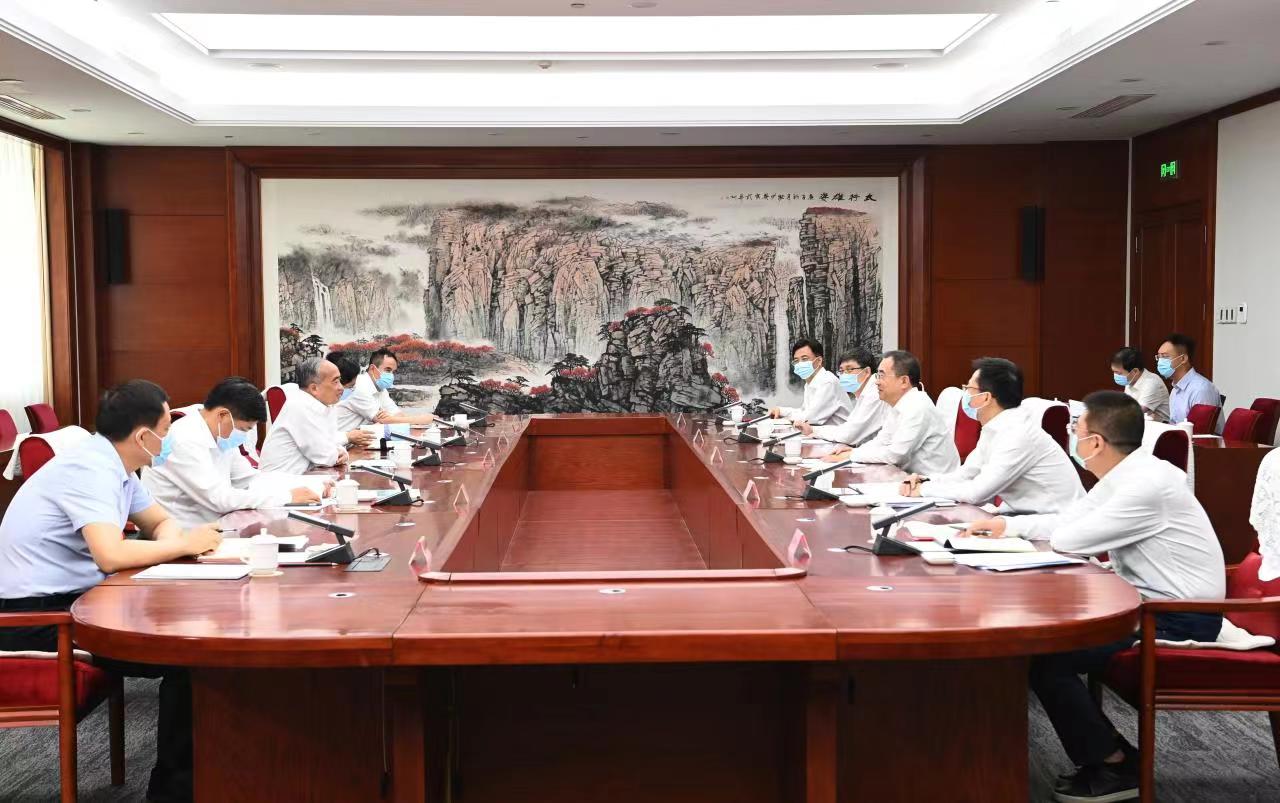 鄒磊拜會(huì)山西省委書記、省人大常委會(huì)主任林武