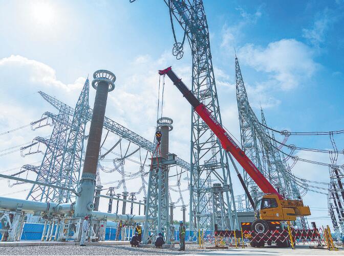 賦能京畿，北京東變電站擴(kuò)建忙