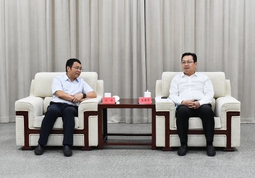 劉源拜會河北省委常委、副省長，雄安新區(qū)黨工委書記、管委會主任張國華