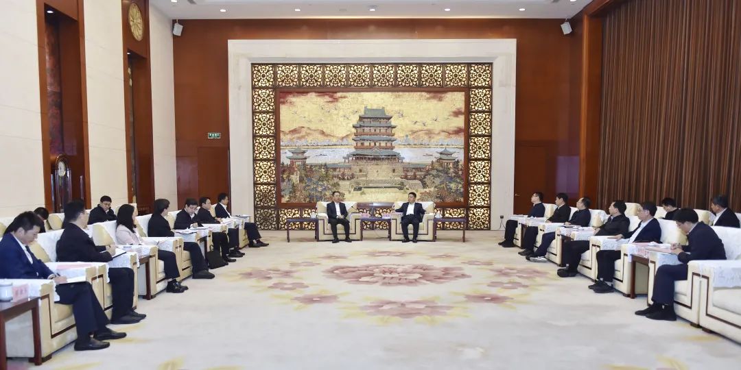 大唐集團(tuán)有限公司黨組書記、董事長(zhǎng)鄒磊拜會(huì)江西省省長(zhǎng)葉建春