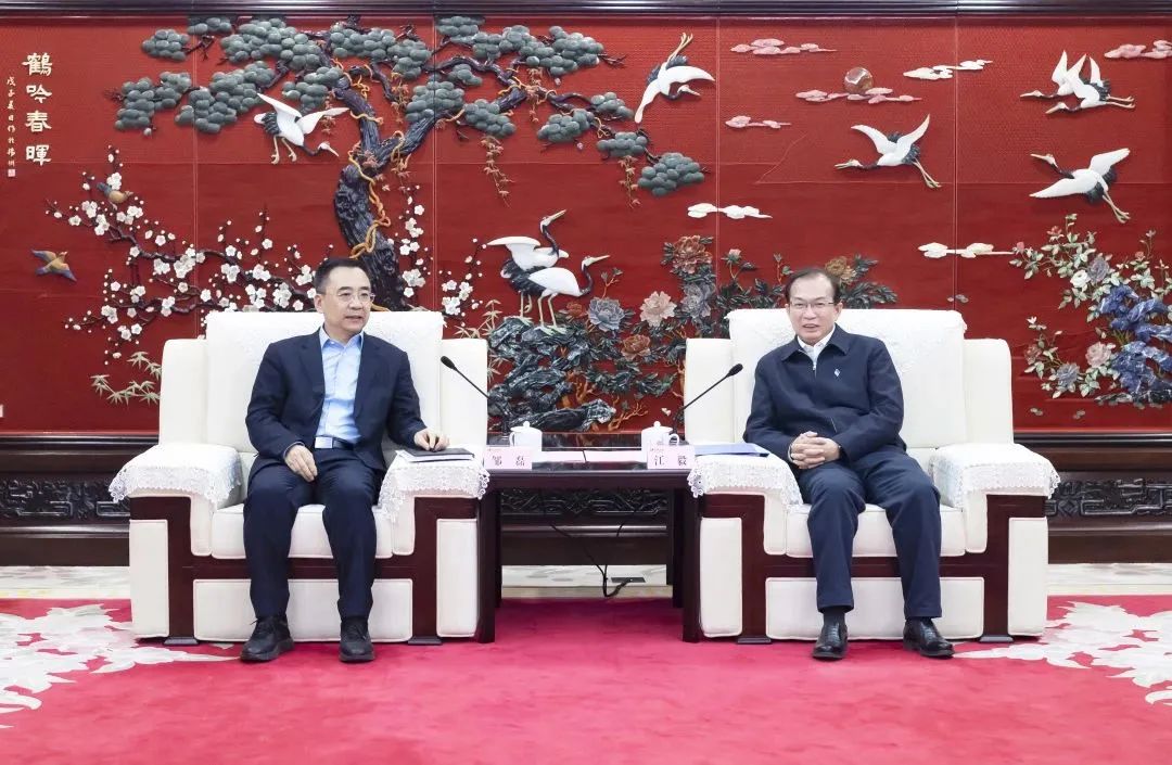 鄒磊、劉明勝拜訪中國(guó)華電董事長(zhǎng)江毅、總經(jīng)理葉向東