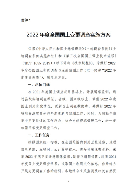 自然資源部：啟動2022年全國國土變更調(diào)查，梳理占用耕地情況
