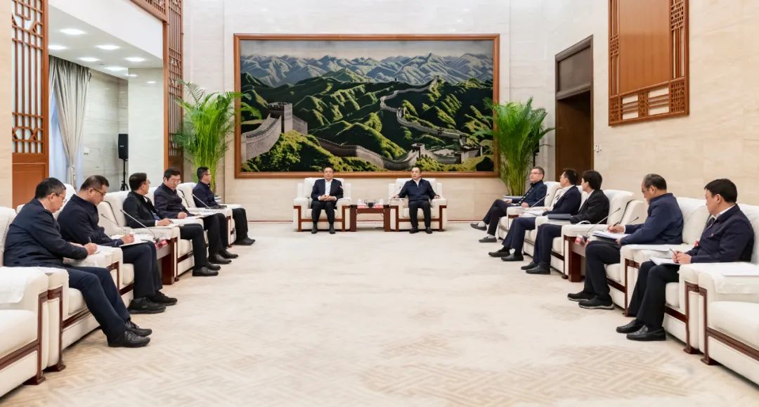大唐集團黨組書記、董事長鄒磊會見哈電集團黨委書記、董事長曹志安