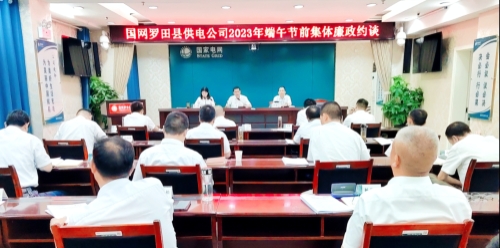 國網(wǎng)羅田縣供電公司：節(jié)前三道“廉”提醒，清廉過端午