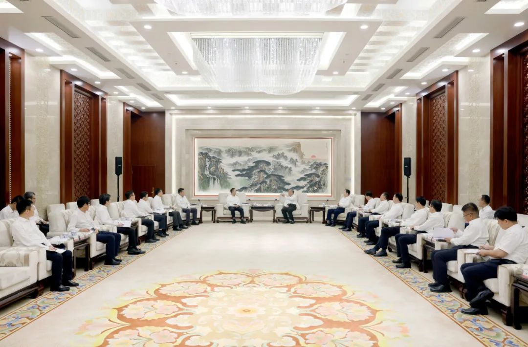 大唐集團(tuán)鄒磊、劉明勝拜會(huì)山東省委書(shū)記林武、省長(zhǎng)周乃翔