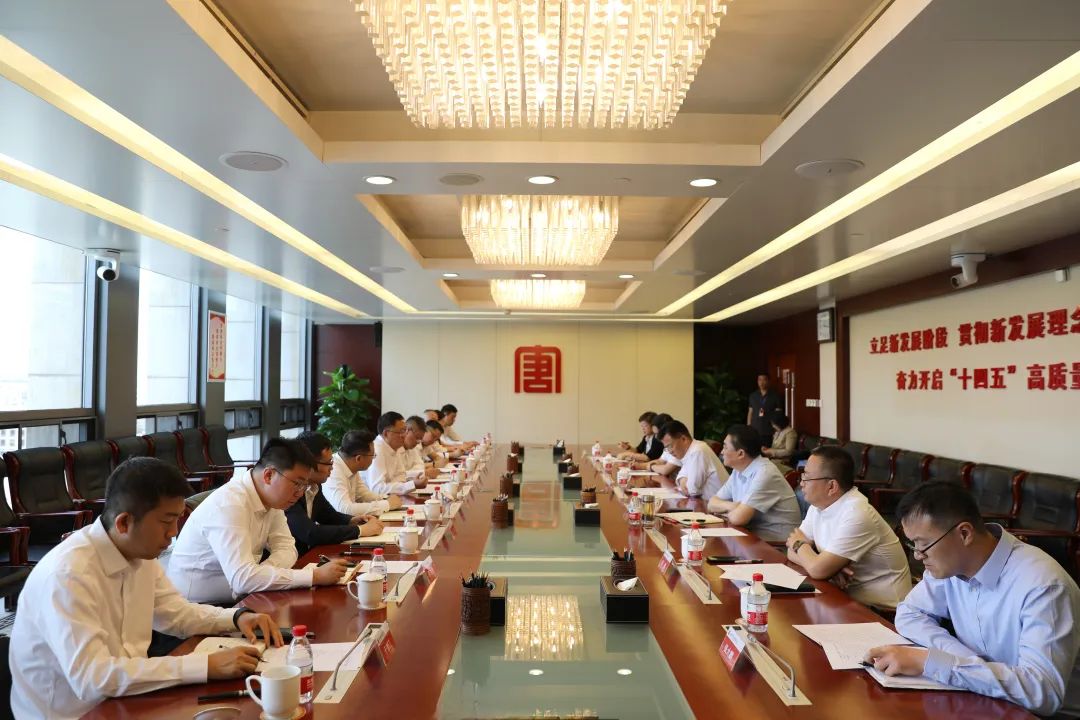 中建一局黨委書(shū)記、董事長(zhǎng)吳愛(ài)國(guó)拜會(huì)大唐國(guó)際黨委書(shū)記、董事長(zhǎng)王順啟