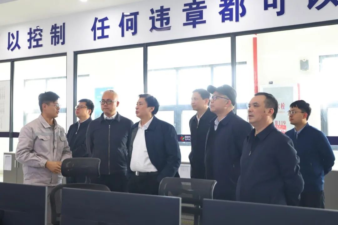 中國工程院院士謝和平調(diào)研前詹風(fēng)電、前詹港電