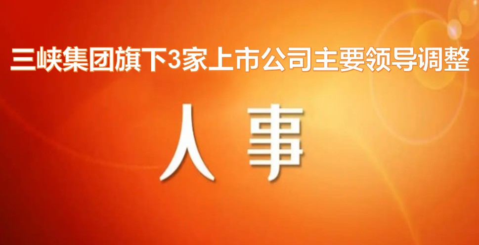 電力央企密集調(diào)整旗下上市公司領導層！