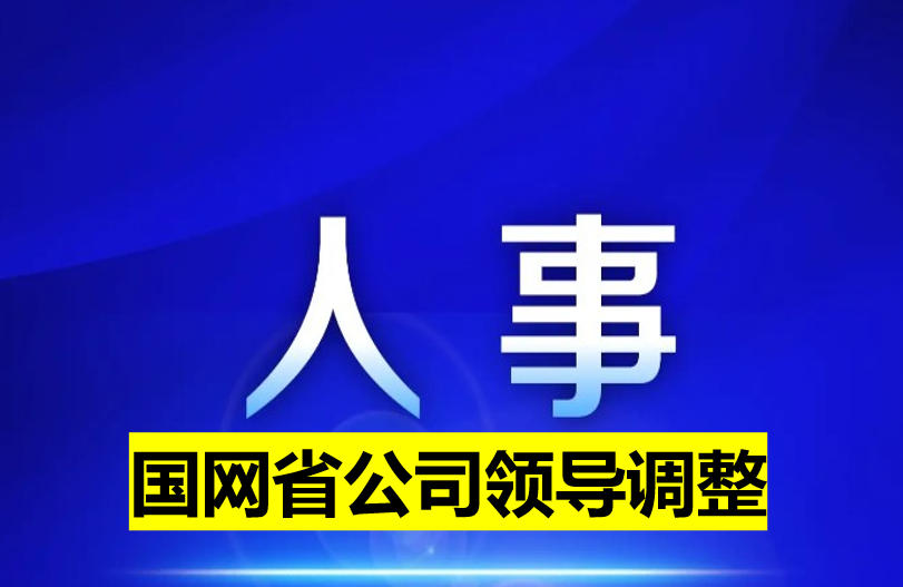 國網(wǎng)省公司領(lǐng)導調(diào)整